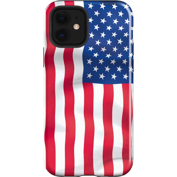USA Flag Apple Impact Case