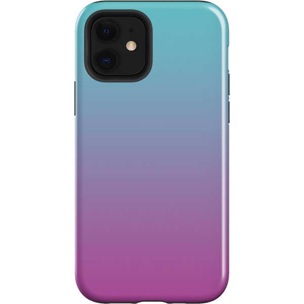 Purple and Blue Ombre Apple Impact Case