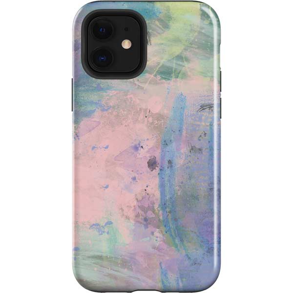 Rose Quartz & Serenity Abstract Apple Impact Case