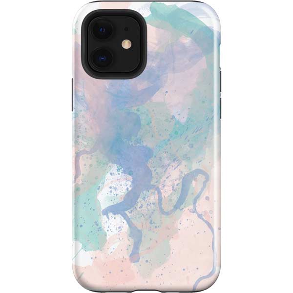 Rose Quartz & Serenity Splatter Apple Impact Case