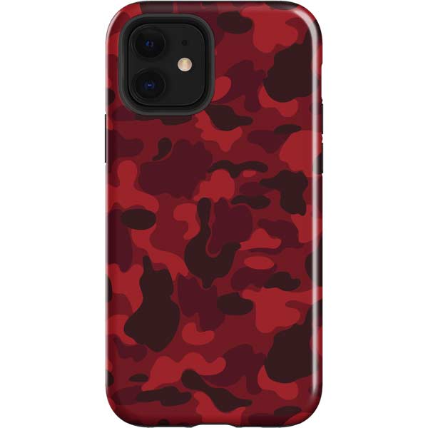 Red Street Camo Apple Impact Case