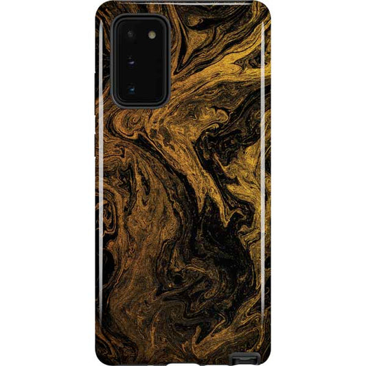 Gold and Black Marble Samsung Pro Case