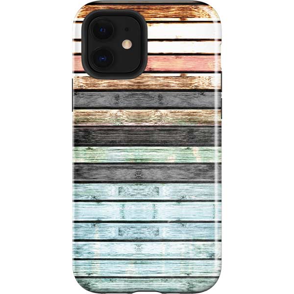 Wooden Stripes Apple Impact Case