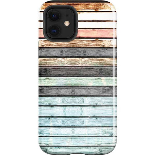 Wooden Stripes Apple Impact Case