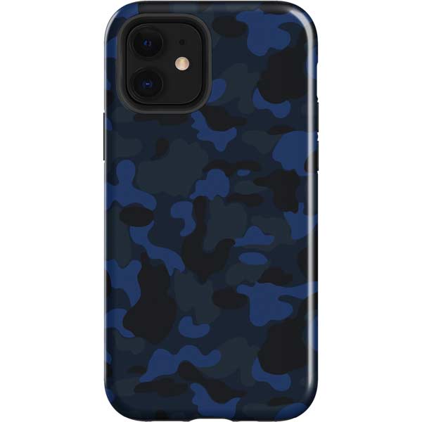 Blue Street Camo Apple Impact Case