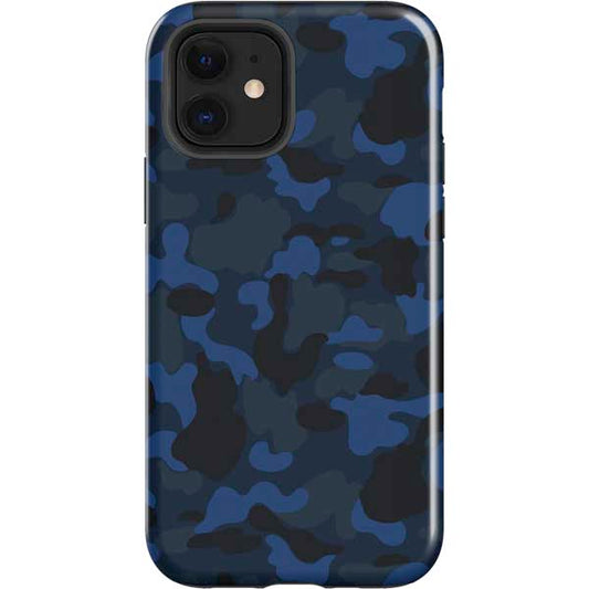 Blue Street Camo Apple Impact Case