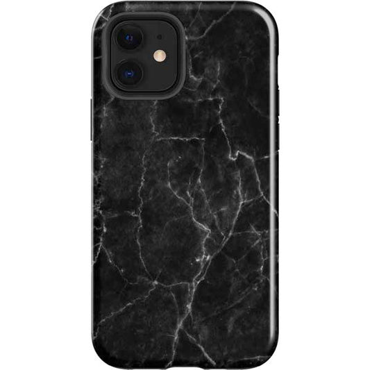 Black Marble Apple Impact Case