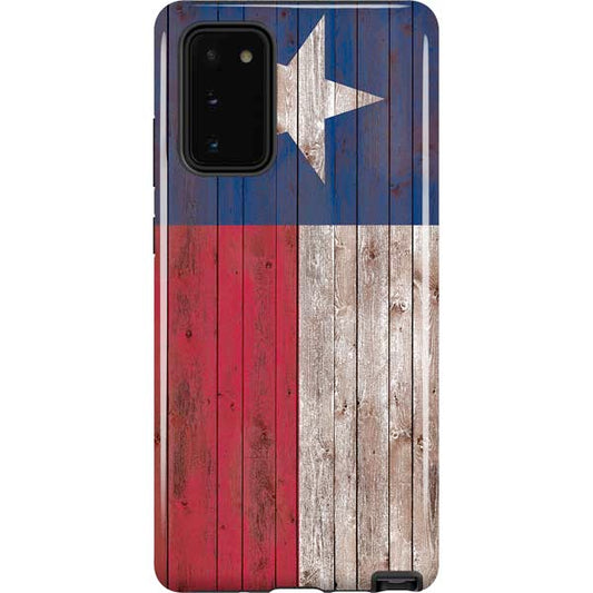 Texas Flag Dark Wood Samsung Pro Case