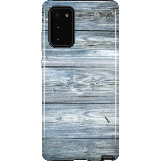 Weathered Blue Wood Samsung Pro Case