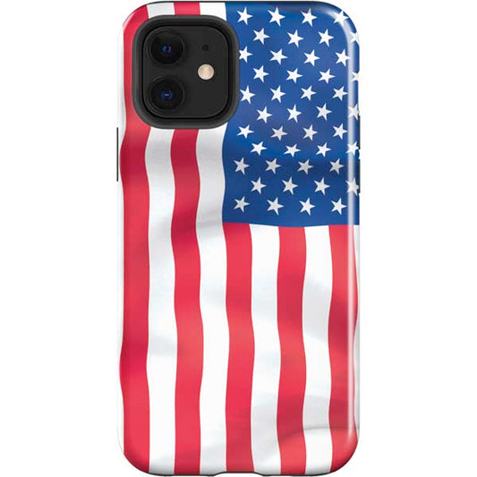 USA Flag Apple Impact Case