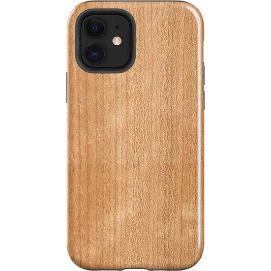 Natural Wood Apple Impact Case