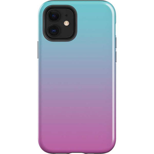 Purple and Blue Ombre Apple Impact Case