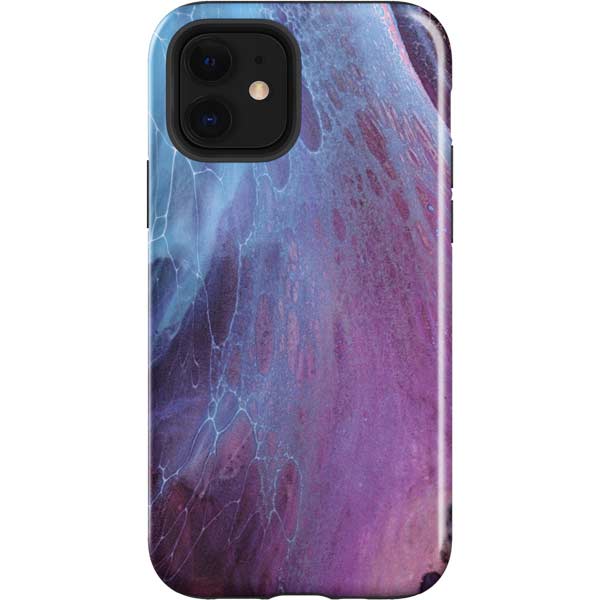 Space Marble Apple Impact Case