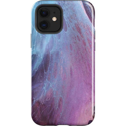 Space Marble Apple Impact Case