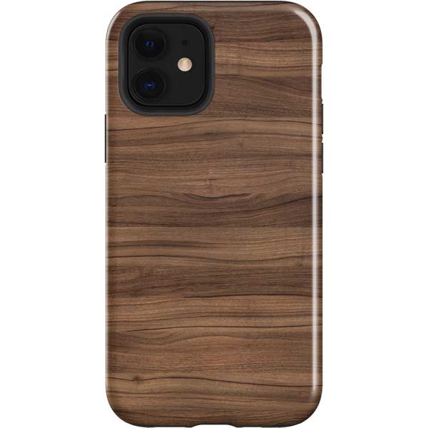 Natural Walnut Wood Apple Impact Case