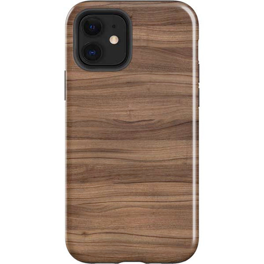 Natural Walnut Wood Apple Impact Case