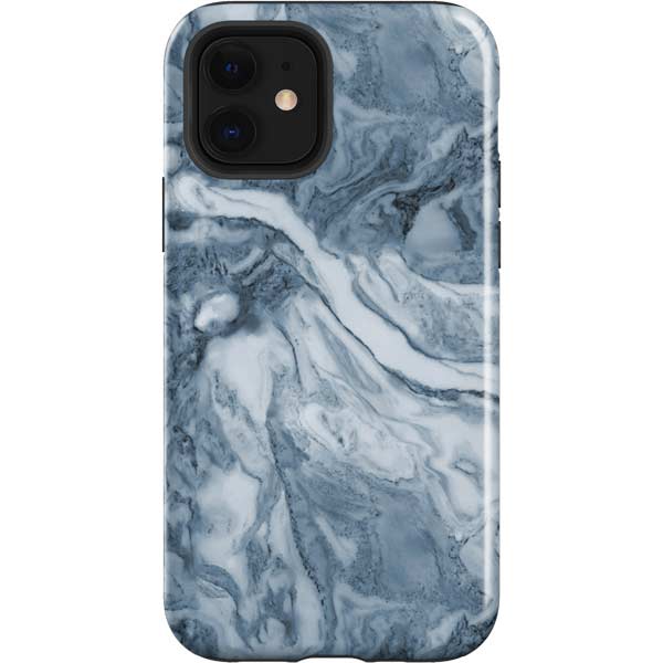 Ocean Blue Marble Apple Impact Case