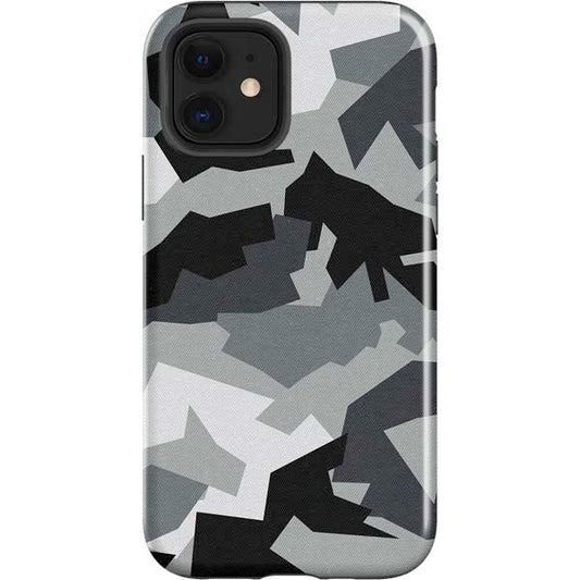 Urban Camouflage Black Apple Impact Case