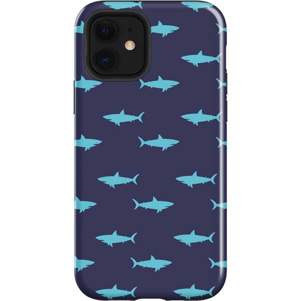 Shark Print Apple Impact Case