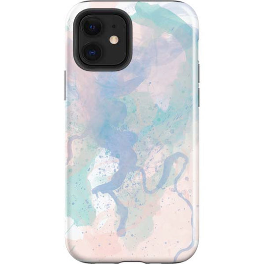 Rose Quartz & Serenity Splatter Apple Impact Case