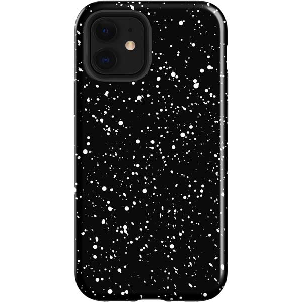 Black Speckle Apple Impact Case