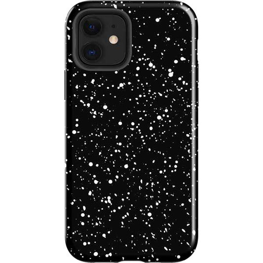 Black Speckle Apple Impact Case