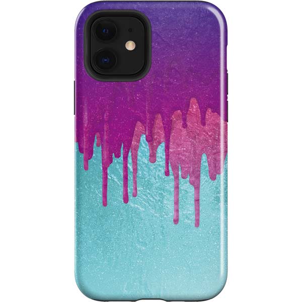 Paint Splatter Purple Apple Impact Case