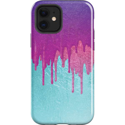 Paint Splatter Purple Apple Impact Case