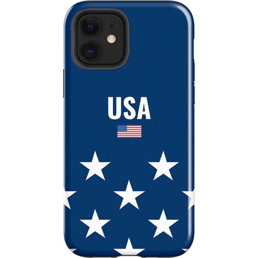 USA Flag Stars Apple Impact Case