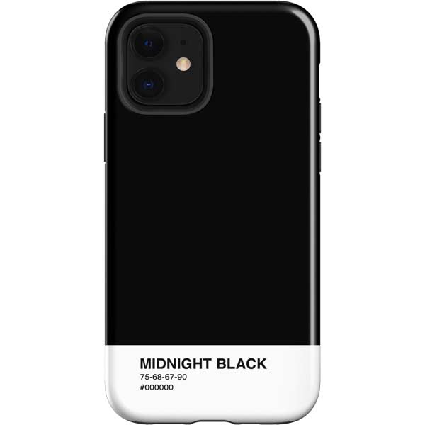 Midnight Black Apple Impact Case