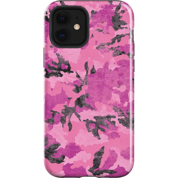 Pink Camouflage Apple Impact Case