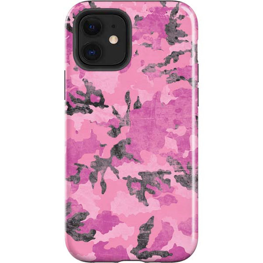 Pink Camouflage Apple Impact Case